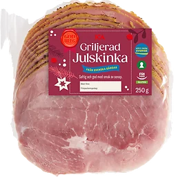 Julskinka Griljerad i Skivor Glutenfri 250g ICA