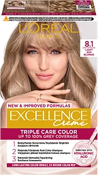 8.1 Light Ash Blonde Permanent Hårfärg
