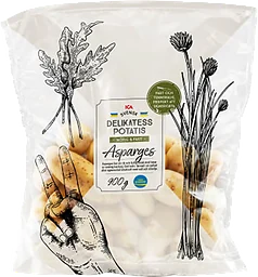 Delikatesspotatis Asparges 900g Klass 1 ICA