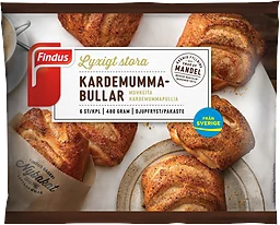 Kardemummabullar Frysta 480g Findus