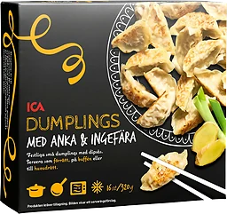 Dumplings anka & ingefära Frysta 320g ICA