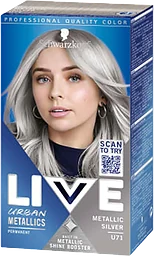 Hårfärg Live U71 Metallic Silver 1-p Live Ultra brights