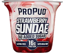 Mousse Strawberry Sundae Laktosfri 190g ProPud
