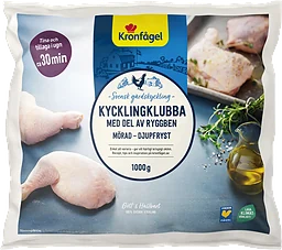 Kycklingklubba Fryst 1kg Kronfågel