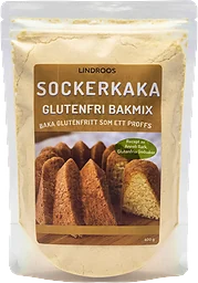 Bakmix Sockerkaka Glutenfri 400g Lindroos