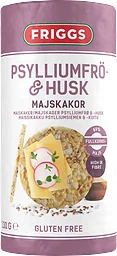 Majskakor Psylliumfrö/husk 130g Friggs