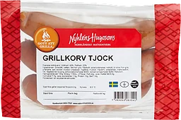 Grillkorv Tjock 500g Nyhléns Hugosons