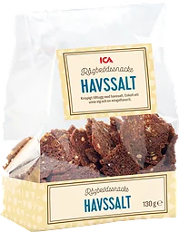 Rågbrödssnacks Havssalt 130g ICA
