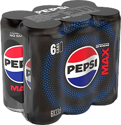 Läsk Pepsi Max 33cl 6p Pepsi