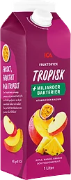 Fruktdryck Tropisk med bakteriekultur 1000ml ICA