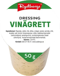 Dressing Vinägrett 50g Rydbergs