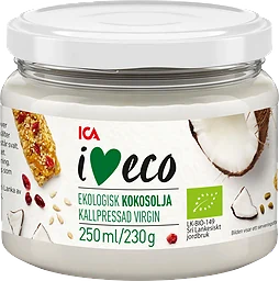 Kokosolja Ekologisk 250ml ICA i love eco
