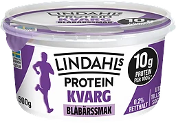 Kvarg Blåbär 0,2% 500g Lindahls