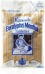 Halstabletter Eukalyptus menthol 65g Kanolds