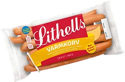 Varmkorv med Skinn 360g Lithells