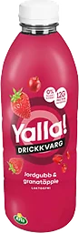 Drickkvarg Jordgubb Granatäpple 950ml Yalla