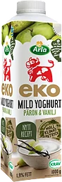Mild yoghurt Päron & vanilj Ekologisk 1,9% 1000g Arla Ko®