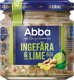 Sill Ingefära & lime 240g Abba