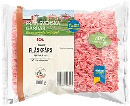 Fläskfärs Färsk 20% 1kg ICA
