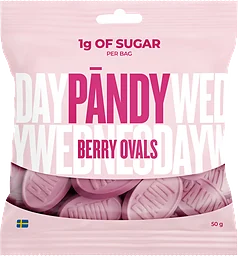 Gelégodis Candy Berry Ovals 50g Pändy