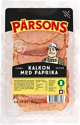 Kalkon med Paprika Tunna Skivor 150g Pärsons
