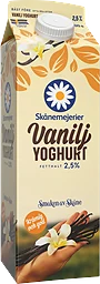 Vaniljyoghurt 2,5% 1000g Skånemejerier