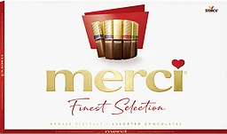 Chokladask Finest selection Röd 400g Merci