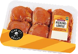 Kycklinglårfilé Färsk BBQ 700g ICA