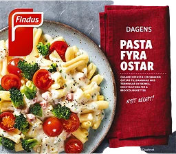 Pasta fyra ostar Fryst 390g Findus