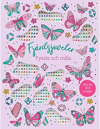 Fjärilsjuveler (lila) : Pyssla och måla