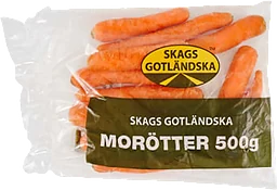 Morötter Tvättade 500 g Gotlandspecialisten