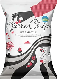 Chips Het Barbecue 200g Bjäre Chips