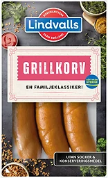 Grillkorv Riktig Korv 70% Kötthalt 270g Lindvalls