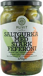 Saltgurka Stark 670g Plivit