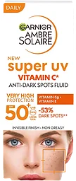 Solskydd ansikte Super UV Anti-Dark Spot Fluid SPF50 40ml Ambre Solaire