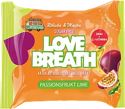 Sugtablett Passionsfrukt Lime 25g Love Breath