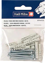 Plugg 30x6mm 10p Hall Miba