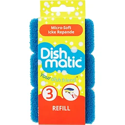Diskborste Refill Blå 3-p