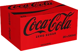 Läsk Cola Zero 33cl 20-p Coca-Cola