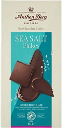 Mörk chokladkaka med havssalt 80g Anthon Berg