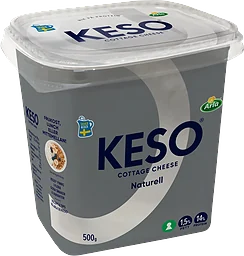 Cottage Cheese Protein Naturell 1,5% 500g KESO®