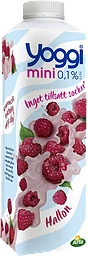 Yoghurt Mini Hallon 0,1% 1000g Yoggi®
