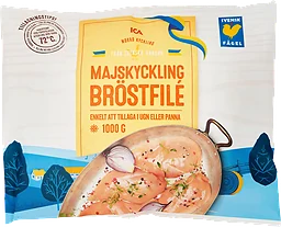 Majskycklingbröstfilé Fryst 1kg ICA