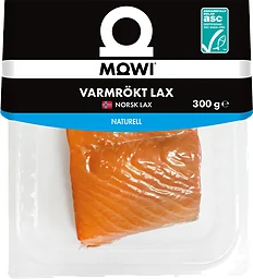Varmrökt lax Naturell