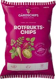 Rotfruktschips 100g Gårdschips