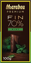 Chokladkaka Premium 70% Cocoa Mint 100g Marabou