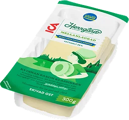 Ost Herrgård 28% Skivad 300g ICA