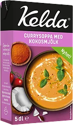 Soppa Currysoppa med Kokosmjölk 500ml Kelda