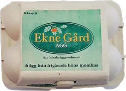 Ägg M Frigående 6-pack Eknegård