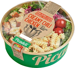 Pastasallad Creamy chili chicken